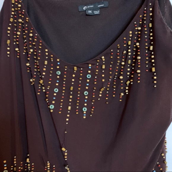 E by ECI Woman beaded Camisole - Picture 5 of 6